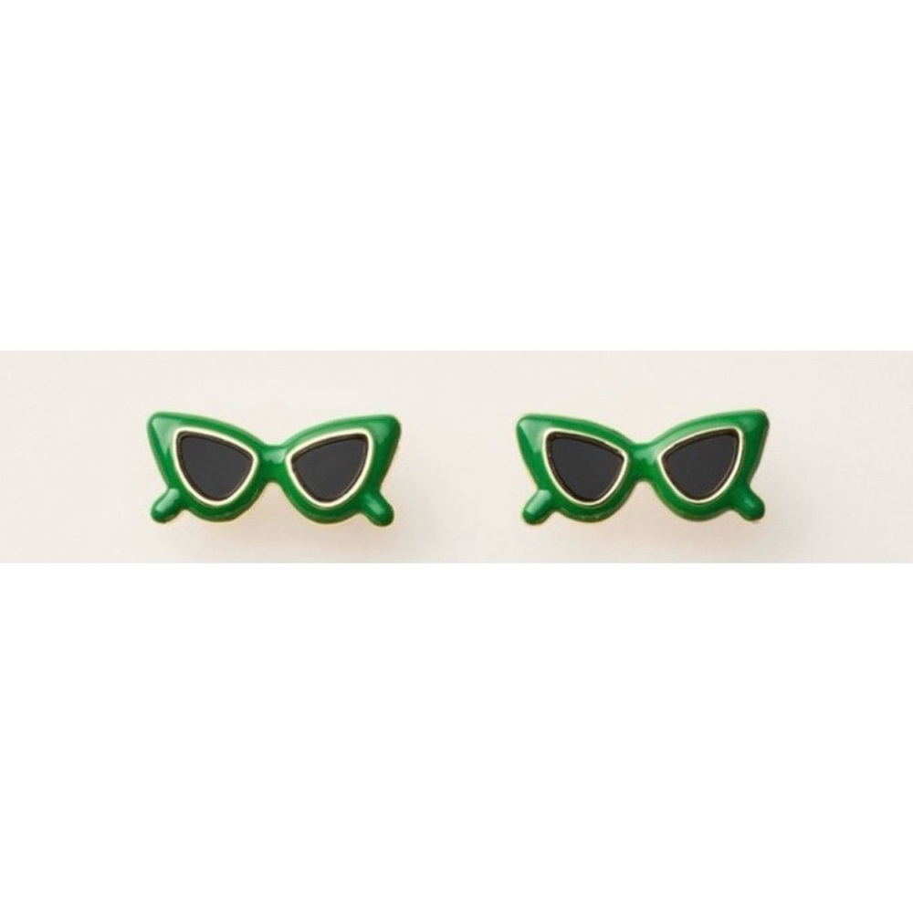 Kate Spade x Target NEW Green Sunglasses Novelty Stud Earrings